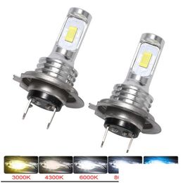 Light Bars Working Lights Led Lamps For Cars Headlight Bbs H4 H8 H11 Fog Hb3 9005 Hb4 Ice Blue 8000K 3000K 12V Drop Delivery Mobil Dhw5Q