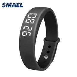 SMAEL brand LED Sport Multifunctional men Wristwatch Step Counter Uhr Digital fashion clock watches for male SL-W5 relogios mascul2253