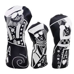 Other Golf Products Golf Club #1 #3 #5 Wood Headcovers Driver Fairway Woods Cover PU Leather Head Covers Maximum speed delivery 230915