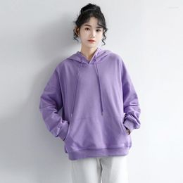 Women's Hoodies Oversized Sweatshirts Women Purple Womens Sweatshirt Ladies Long Sleeve Casual Warm Hoodie Pullover Clothes