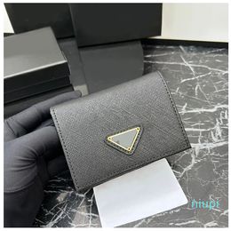 Wallets Fold Holders Banknote Clip Credit Card Slot Genuine Leather Men Hand Purse Multiple