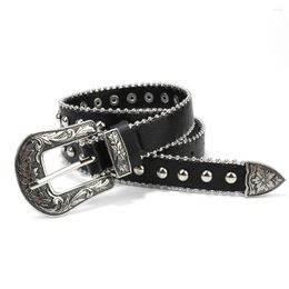 Belts Small Rivets Adornment Belt Waist With Europe And The United States Temperament Joker Ms Punk Jeans Wind Fashion