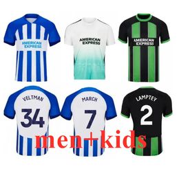 2023/24 ANSU FATI Brighton Soccer Jerseys 2024 PEDRO BHAFC LAMPTEY WEBSTER DUNK Shirts Mens MARCH GROSS LALLANA VELTMAN Limited Edition Football Uniforms Kids kit