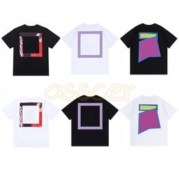 Men Womens Summer New T Shirt Offs Fashion Mens Geometric Printing T Shirts Unisex Casual Short Sleeve Tops Size S-XL228s