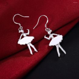 Dangle Earrings 925 Sterling Silver Hooks For Women Hanging Pendants Valentine Creative Luxury Vintage Fashion Jewelry Christmas