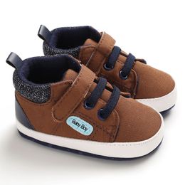 First Walkers born Baby Shoes Brown Themed Multicolor Boys and Girls Casual Sneakers Soft Sole Non Slip Toddler 230915