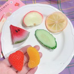 Hair Accessories Clip Food Ornament Headwear Korean Style Hairpin Women Barrettes Duck Bill Clips Simulation Fruit