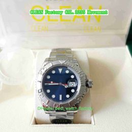 CLEAN Factory Mens Watch CF Better 40mm x 11.5mm 116621 Blue Dial 904L Steel LumiNova Watches Sapphire CAL.3235 Movement Mechanical Automatic Men's Wristwatches