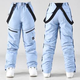 Skiing Pants Ski Man Women Waterproof Cold-proof Windproof Snowboarding Snow Winter Outdoor Thickened Warm Trousers