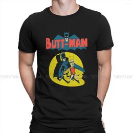 Men's T Shirts Beavis And Butthead Butt-Man Cotton Shirt Harajuku Gothic Tee O-Neck Men Clothes