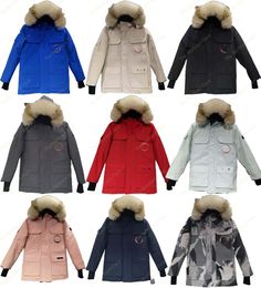 Hot Sale Designer Jacket Mens Winter Jackets Cotton Womens Jackets Parka Coat Fashion Embroidery Canadian Goose Thick Warm Coats Tops Outwear