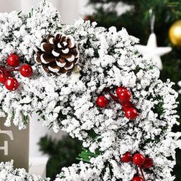 Christmas Decorations Set Wreath Decoration Garland Artificial Pinecone Ornament