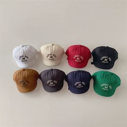 Caps Hats Casual Letter Cap Baby Simple Classic ed Boys Cool Embroidery Baseball Hat Girl Adjustable Short Brimmed 230915