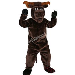 halloween New Business Customised Animal Bull Mascot Costumes Cartoon Halloween Mascot For Adults
