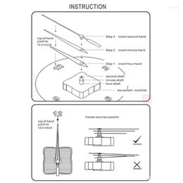 Clocks Accessories DIY High Torque Clock Movement Mechanism Long Shaft Quartz Clockwork Replacement Tools