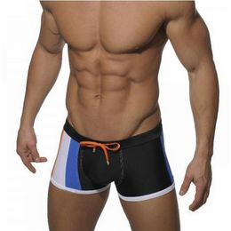 Whole-Sexy Mens Swimwear Swimsuits Swimming Trunks Boxer Shorts Man Sea Beach Wear Pouch Wonderjock Summer Brand Nylon 2016 ne345y