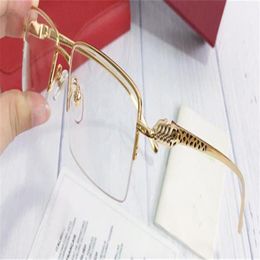 Fashion whole eyewear metal half frame Screw round legs optical optical glasses men classic simple business style CT0064255a