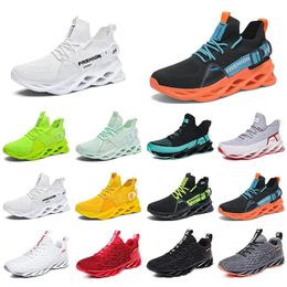 running shoes for men breathable trainers black royal blue teal green red white Beige pewte mens fashion sports sneakers eighty