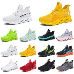 running shoes for men breathable trainers black royal blue teal green red white Beige pewte mens fashion sports sneakers thirty-five