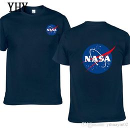 2020 New Space tshirt T-shirt Men Cotton Shirts Fashion Nasa Print Shirt Men Short Sleeve T-shirt summer wear EL-4200M