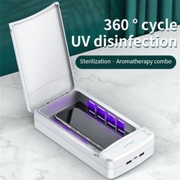 UV Light Sanitizer Box UV Phone Fack Mask Sanitizer UVC Steriliser for Smartphone Clinically Proven Kills 99 9% of Germs Bacteria2706