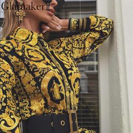 Fashion-Sexy paisley vintage print gold dress Women holiday beach casual dress Summer elegant short party club large size288p