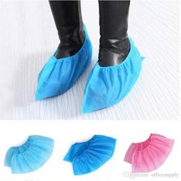 100pcs lot Shoe Covers Disposable Shoe & Boot Covers Household Non-woven Fabric Boot Non-slip Odor-proof Galosh Prevent Wet Shoes 172A