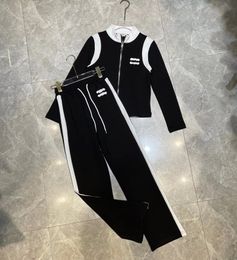 womens tracksuits womens tracksuit designer tracksuit zipperleisure tracksuit winter clothing decreasing age and exploding streets wide leg pants two piece set