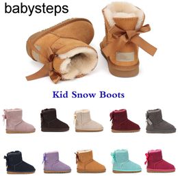 Boots Kids boots Australia snow boot Designer Children shoes winter Classic Ultra Mini Boot Botton baby boys girls Ankle booties kid fur Suede23ss