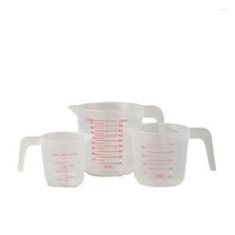 Measuring Tools Cup Plastic Tip Mouth Jug Pour Spout Transparent Handle For Baking Kitchen Tool