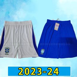 Short sleeve PELE 2022 2023 soccer shorts PAQUETA COUTINHO bRAZILS football pants FIRMINO brasil VINI JR ANTONY SILVA DANI ALVES fans version home away