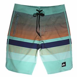4-Way Stretch Board Shorts Spandex Men's Loose Bermudas Shorts Beachshorts Quick Dry Surf Pants Swim Trunks Swim Pants Swimwe205U