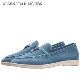 Dress Shoes Womens shoes selling leather LP loafers soft sole a step off leisure elegant 230915