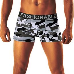 Men's Underpants underwear boxer cueca panties men sexy shorts Comfortable Male Camouflage Soft Knickers Breathable trunks13017