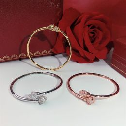 Double leopard head Personality domineering Women's Bracelet money Simplicity Dance Bracelet Giving gifts L2470