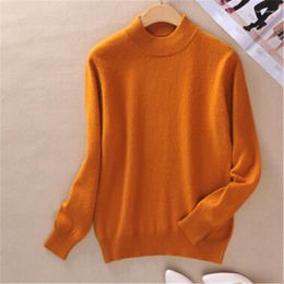 Women's Sweaters Cashmere Women Autumn Winter Female Soft And Comfortable Warm Slim Pullovers Solid Tops