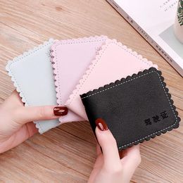 Card Holders C Creative Driver's License Leather Case Women's Cartoon 2/8 Slot Multi Functional Clip Car