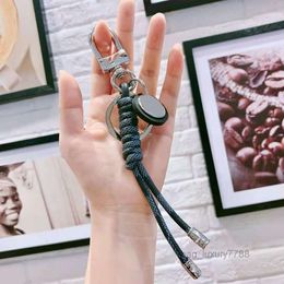 Handmade Leather Keychains 2024Luxury Designer Rope Key Chains Bag Pendant Keychain Classic Keys Buckle Mens Womens Bags Ornaments High Quality bag charm