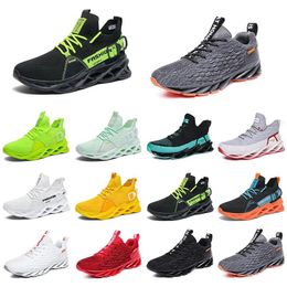 running shoes for men breathable trainers black royal blue teal green red white Beige pewte mens fashion sports sneakers twelve