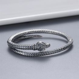 New Arrival Snake Bangle with Stamp Women Girl Animal Snake Letter Bracelet for Gift Party Fashion Jewellery Accessories326K