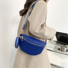 Evening Bags Female Belt Bag Fashion Leather Fanny Pack Coin Purse High Quality Ladies Waist Designer Shoulder Crossbody Chest