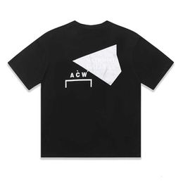 Designer ACW Men's Fashion Tshirt American High Street Cold Wall Industrial Style Lacquer Offset Printing Short Sleeve T-shirt for Men and Women Loose Wide Fit Tee