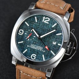 Herren Luxus Quartz Watch Business raffinierte Mode Multifunktionaler Kalender wasserdichte Gürteltuhren