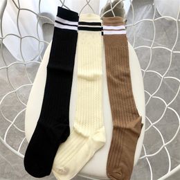 New Designer Cotton Net Hosiery Socks Stockings For Women Fashion Ladies Girls streetwear Sports Stripied Sock Stocking 229L