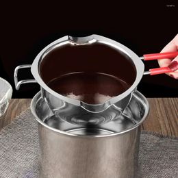 Pans 304 Stainless Steel Chocolate Melting Pot Butter Heating Long Handle Non-stick Water Bowl Kitchen Baking Tools