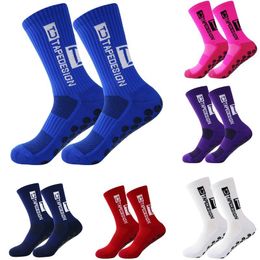 Sports Socks New Anti-slip Soccer Men Women Outdoor Sport Grip Football 230918