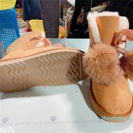 2023- Snow Boots Warm Boots New Classic Design Women Plush Sheepskin Fur Integra Ted Keep