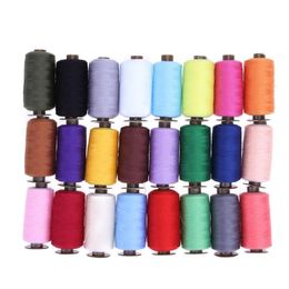 Yarn 24Pcs 1000 Yard Embroidery Machine Sewing Threads Polyester Hand Thread Patch Steering-wheel Supplies331I