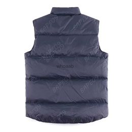 Men's Vests Winter Designer Down Vest Men's Women's Puffer Jacket Parkas Coat Waterproof for Men Sleeveless Jackets HKD230918