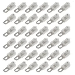 Hangers 50 Pcs Curtain Pulley Practical Roller Heavy Duty Rail Glider Ceiling Hanging Hook Rod Window Accessories